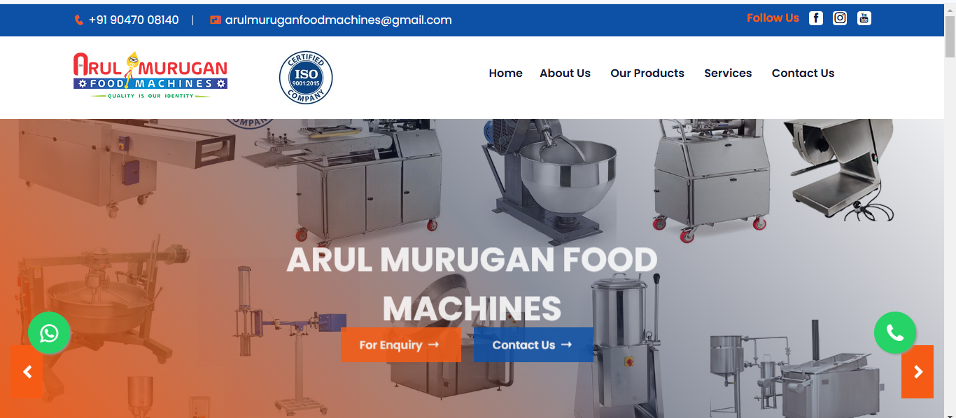 Arul Murugan Food Machines